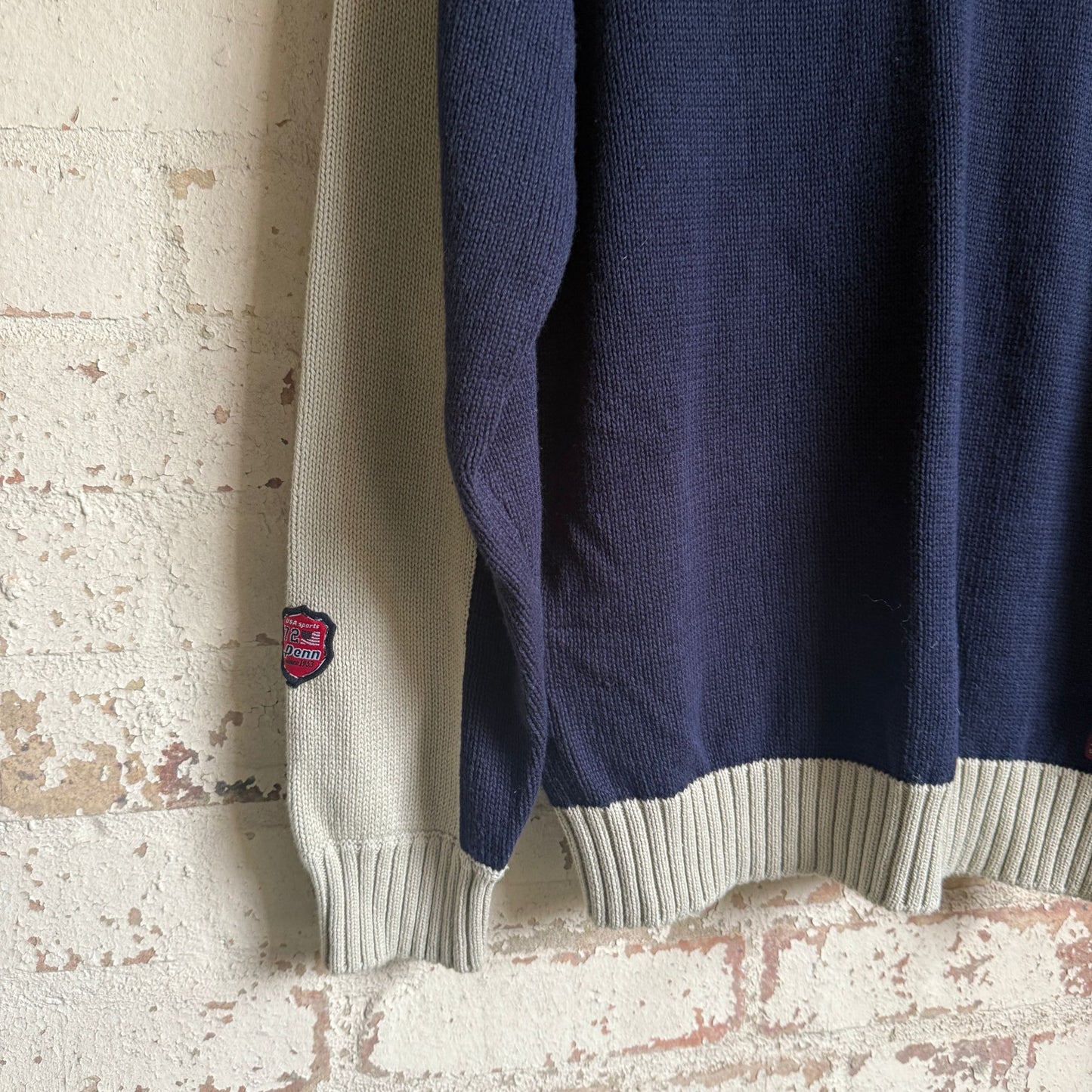 2000s Y2K Penn Knitted Jumper