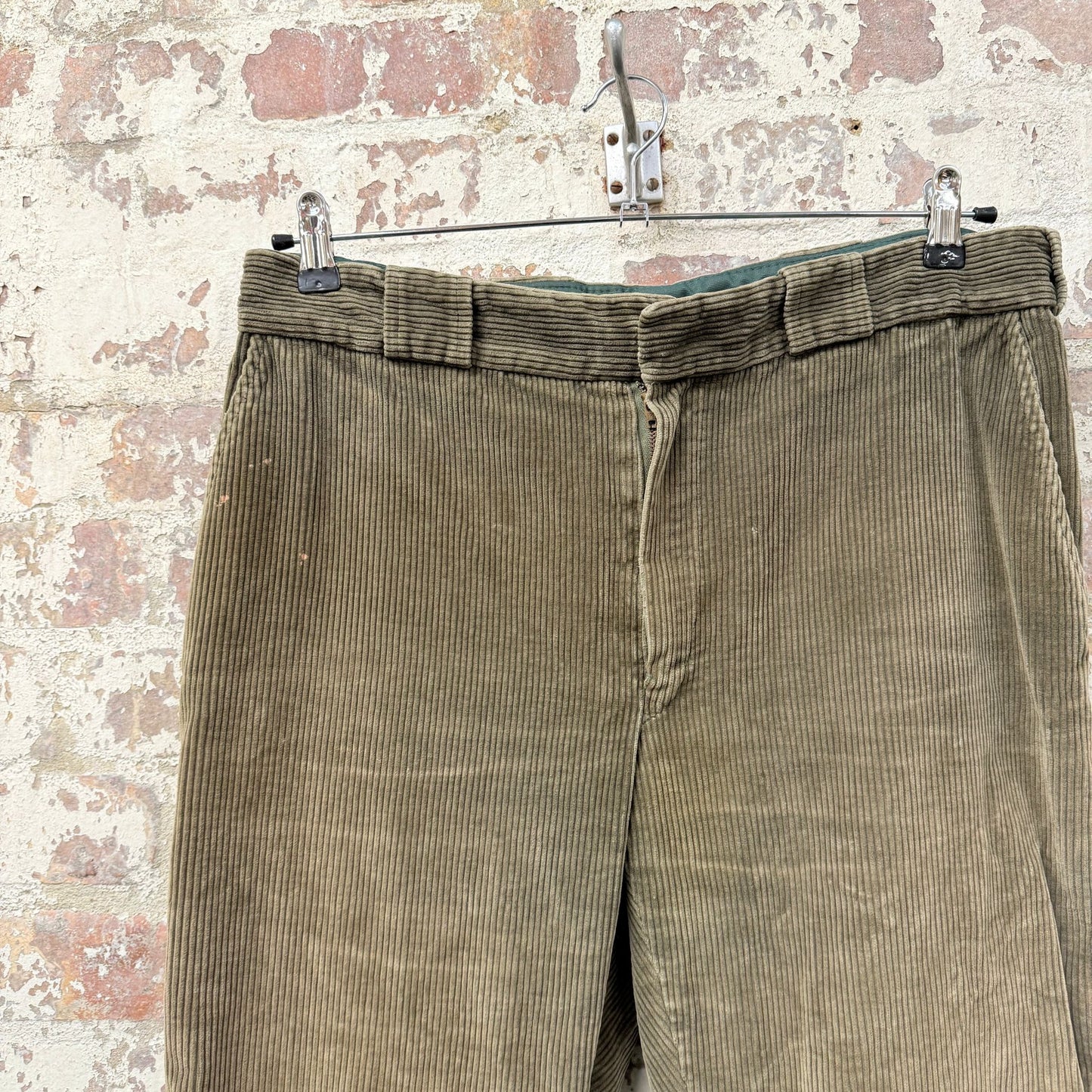 1980s Olive Green Barbour Corduroy Trousers