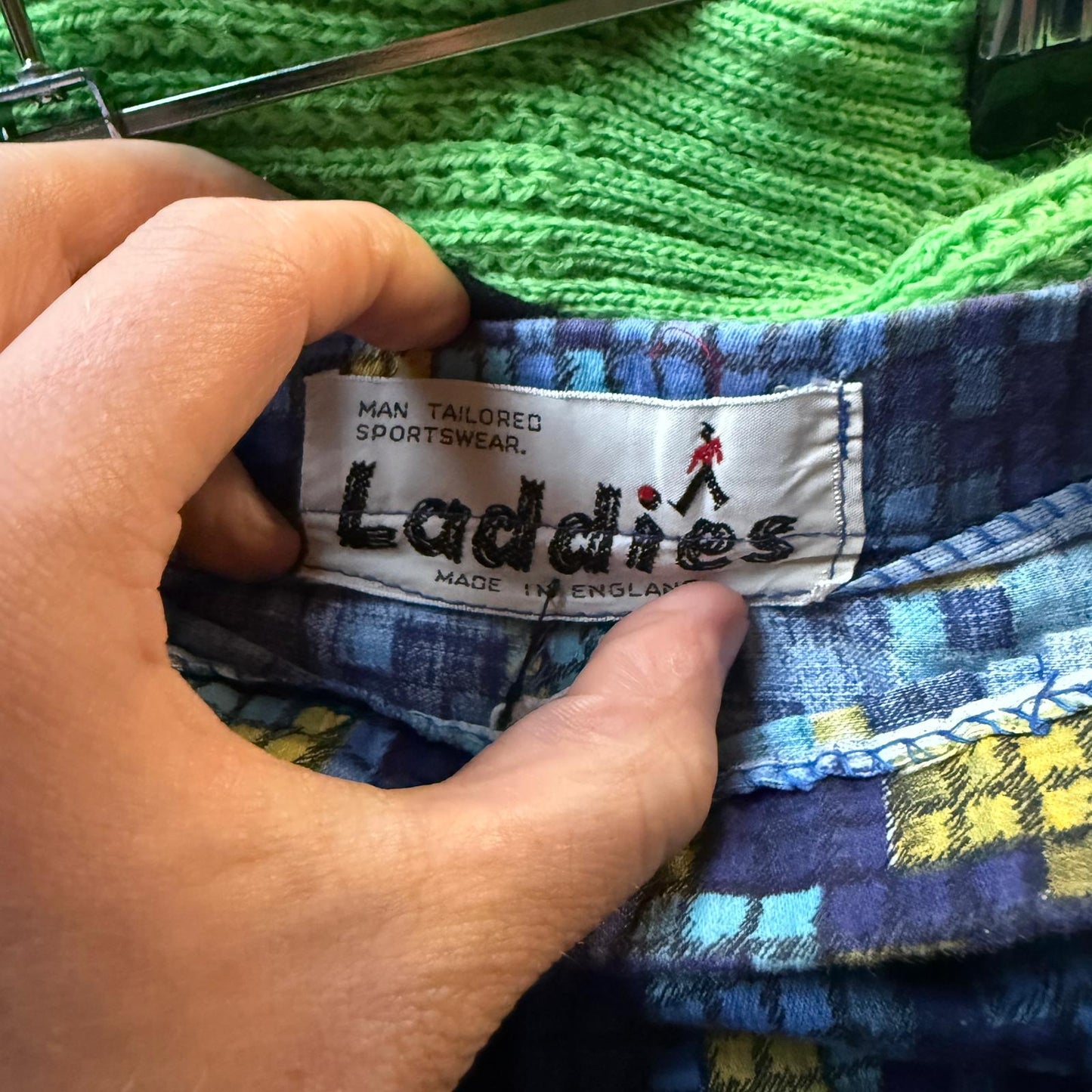 1960s British Patterned Leisure Shorts