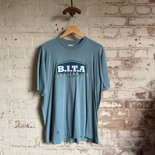 1990s Blue BITA Graphic T-shirt