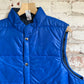 1980s Blue American Puffer Down Gilet