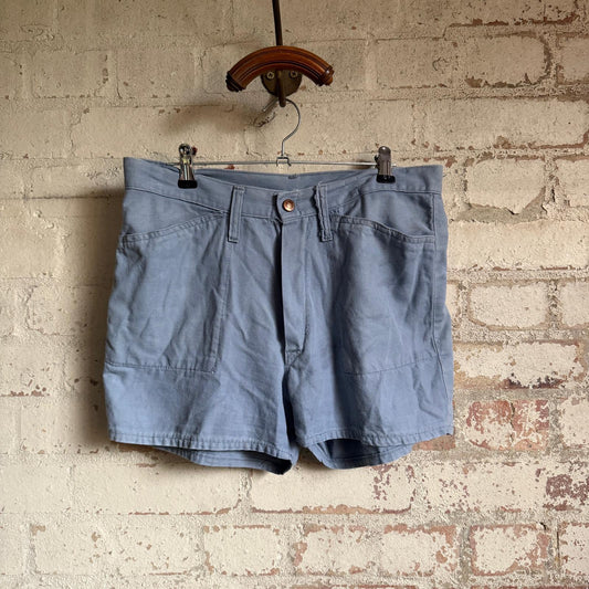 1970s Grey Cotton Shorts