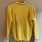 1970s Yellow Knitted Italian Polo Shirt Jumper