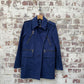 Navy Alexander McQueen Zip Cotton Jacket