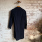 1940s Navy Gaberdine Rain Mac Jacket Coat