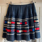 1970s Handmade RaRa Embroidered skirt