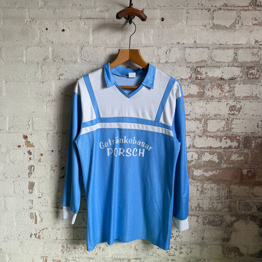 1990s Blue German Template Football Top