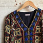 1980s Past Times Beaded Blazer Jacket Blouse