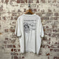 1980s White British Military Graphic T-Shirt