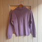 1950s Lilac Purple Wool Knitted Jumper