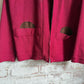1950s Maroon Wool Shooting Cardigan Jumper