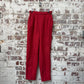 1960s Red Wool Simpson Trousers