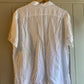 1980s White Jaeger Linen Shirt