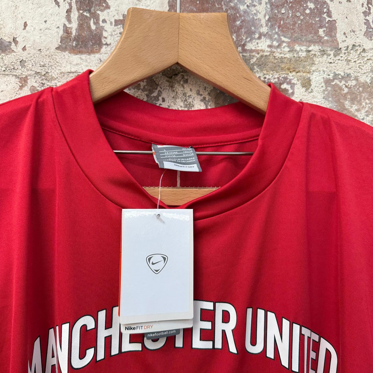 2000s Red Nike Manchester United T-Shirt