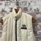 1980s Cream British Padded Slumber-down Gilet