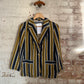 1970s Striped Belted Back Boating Blazer Jacket