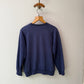 1980s Navy Graphic Raglan Sweatshirt