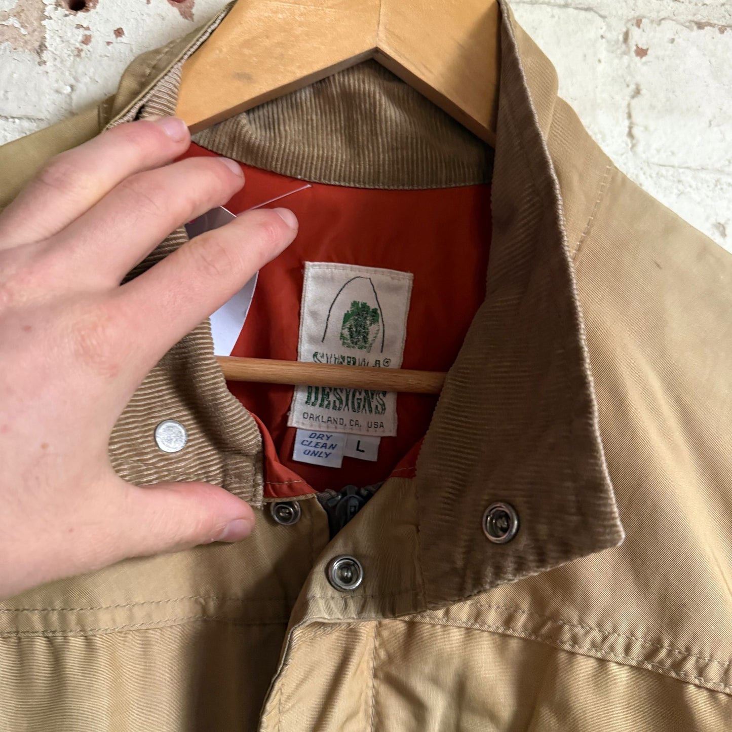 1970s Beige Sierra Designs Walking Parka Coat