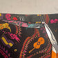 1980s Black ‘Mexican’ Patterned Skirt
