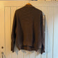 1970s Suede Knitted Italian Zip Up Bomber Jacket