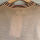 1970s Beige Patterned Tank Top Sweater Vest