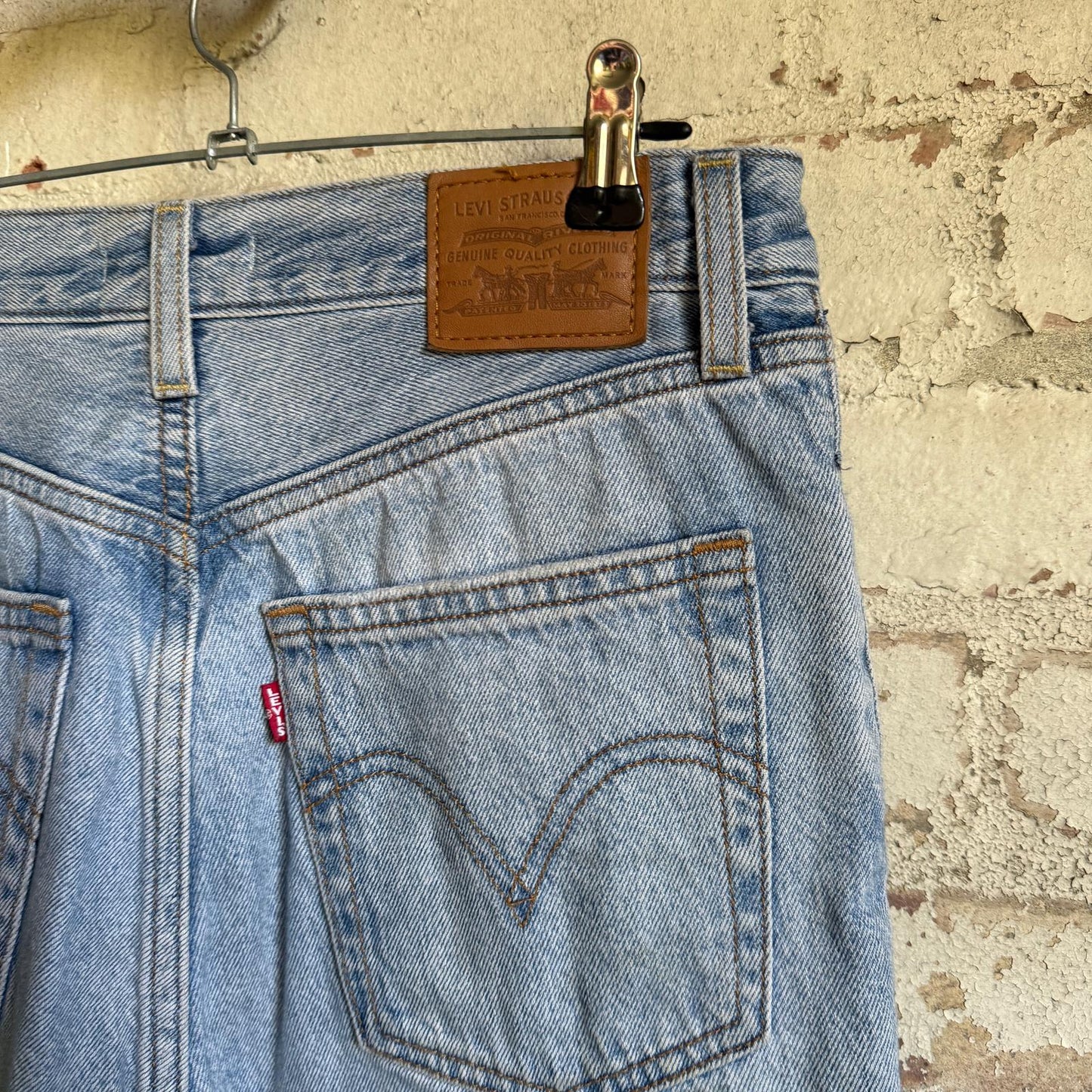 Vintage Blue Levis Shorts