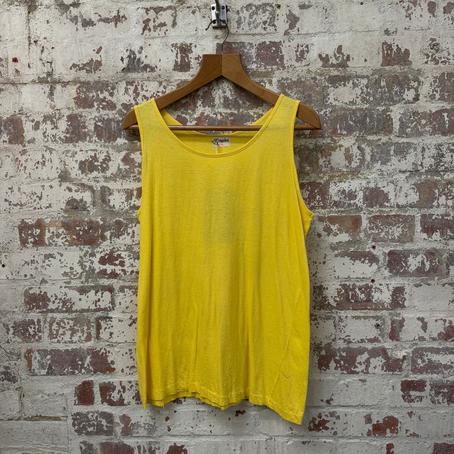 1970s Yellow Cotton Vest