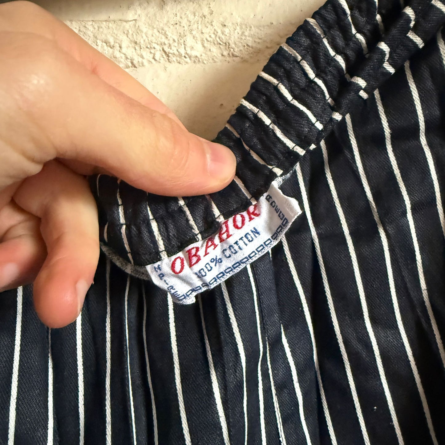 1960s Black Striped British Shorts