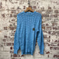 1980s Baby Blue Knitted Lacoste Jumper