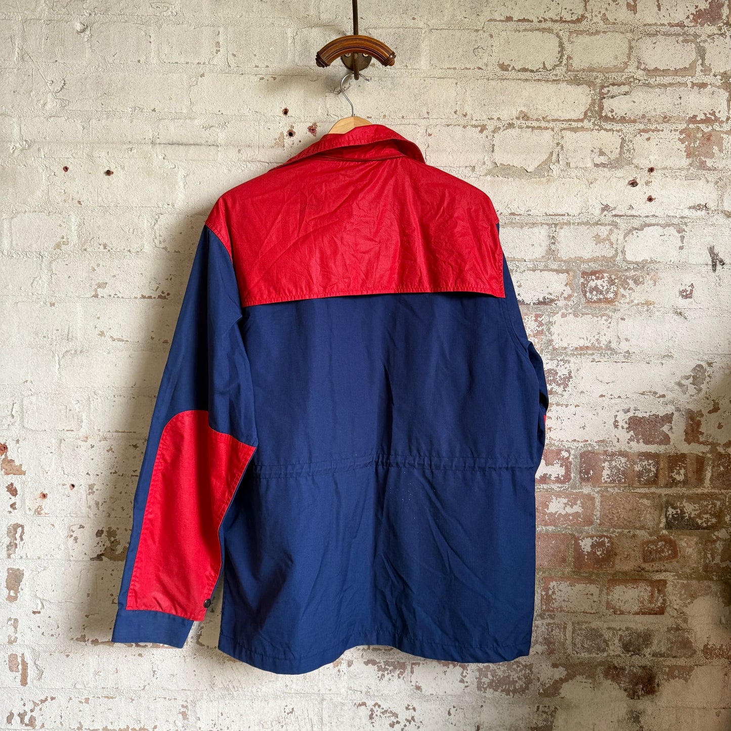 1980s Red and Navy Dolomite Ski Jacket