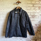 1980s Black Leather Bronx Style Zip Jacket