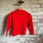 1980s Orange / Red Knitted Jumper