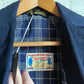 1940s Navy Gaberdine Rain Mac Jacket Coat