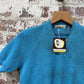 1950s Blue Wool Knitted Jumper