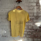 1960s Yellow British Blank Cotton T-Shirt