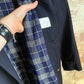 1940s Navy Gaberdine Rain Mac Jacket Coat