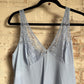 1970s Blue St Michaels Nightie Slip Dress