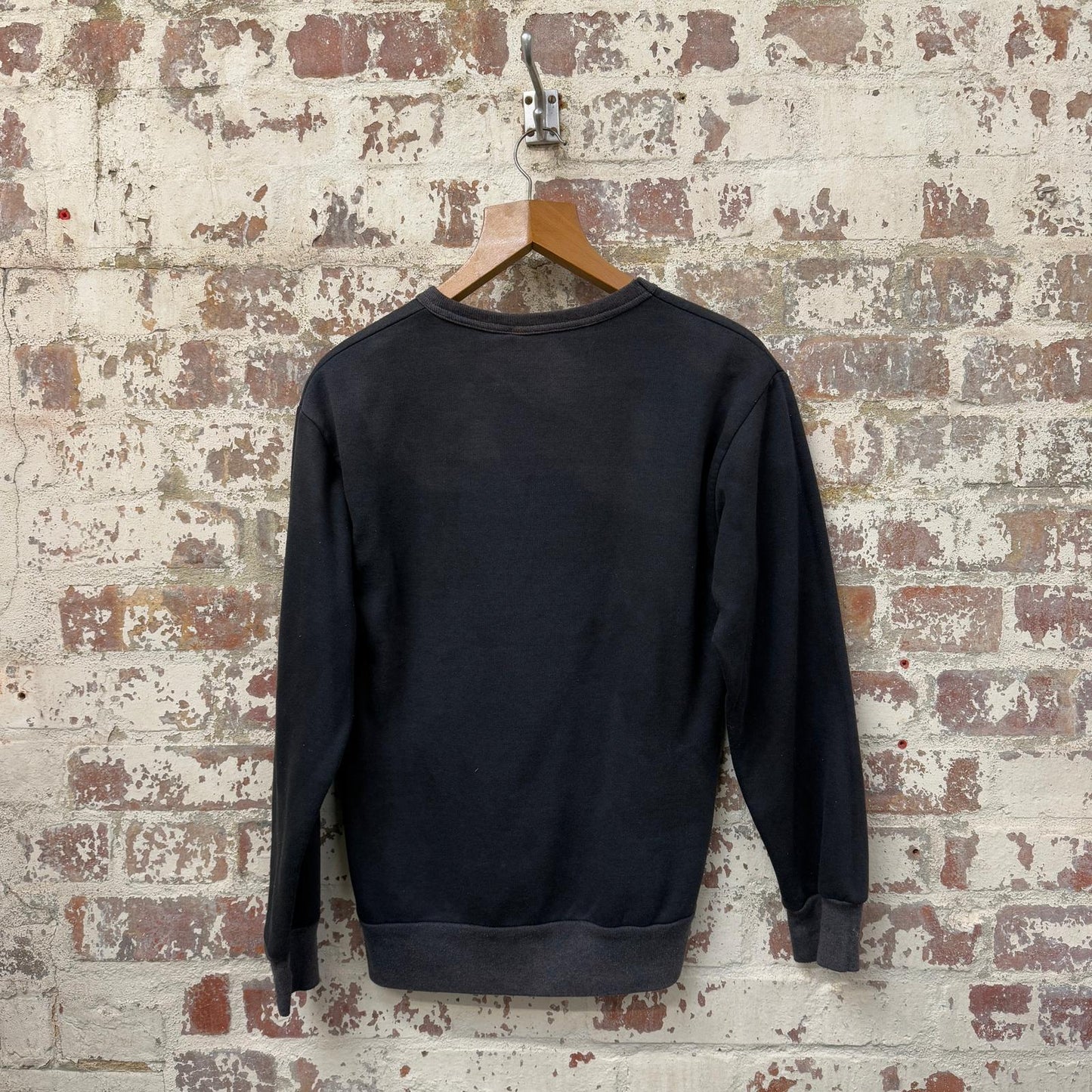 1980s Black Graphic Adidas Sweatshirt