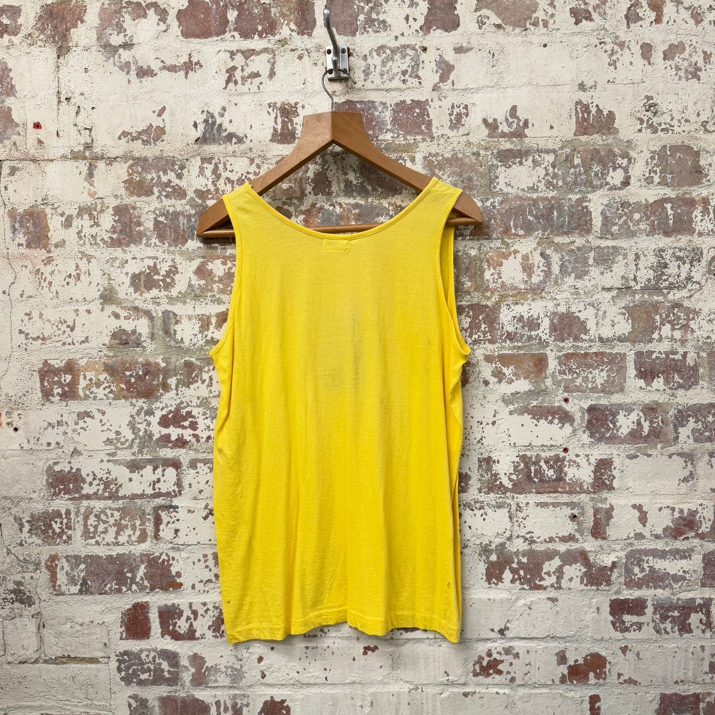 1970s Yellow Cotton Vest