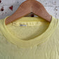 1970s Yellow Blank Cotton T-shirt