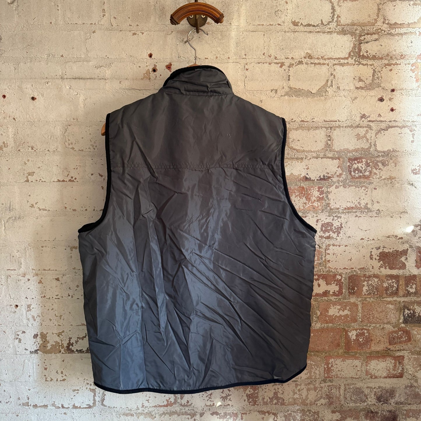 1980s Grey Clockhouse Padded Tactical Gilet Jacket