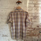1970s Beige French Checked Shirt