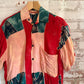 1980s Rayon Multicoloured Patterned Unusual Shirt