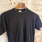 1960s 1970s Black Blank raglan T-shirt