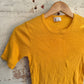 1970s Mustard Cotton Blank T-shirt