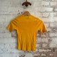 1970s Mustard Cotton Blank T-shirt