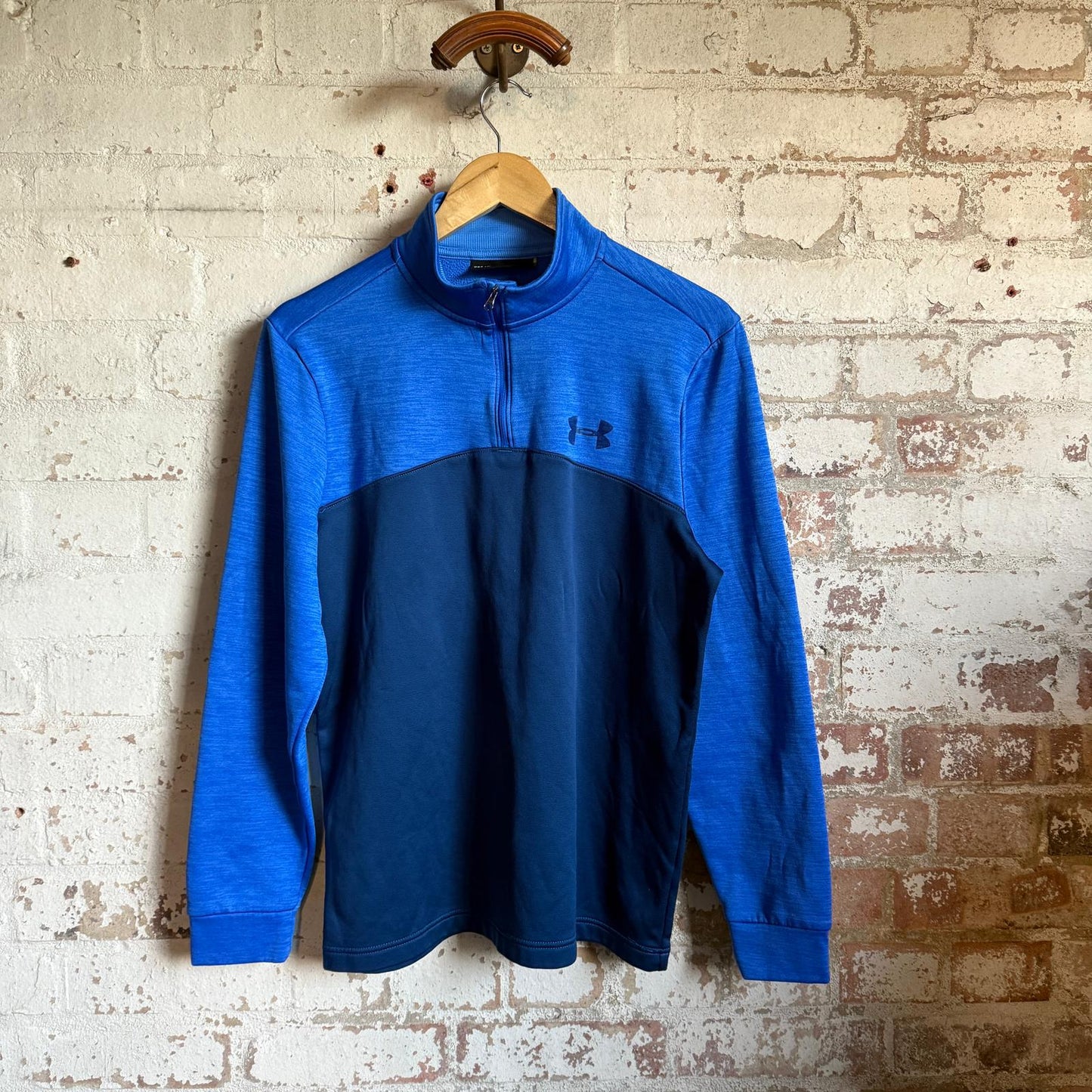 Blue Under Armour Golf 1/4 Zip Sweatshirt Jumper