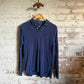1990s Navy Ralph Lauren Long Sleeve Polo Shirt