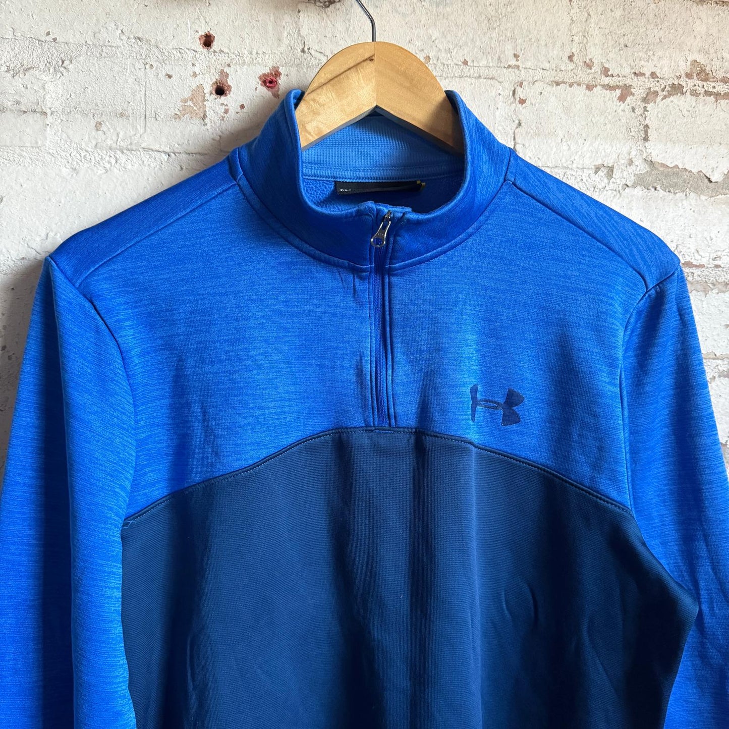 Blue Under Armour Golf 1/4 Zip Sweatshirt Jumper