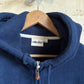 1990s Navy Ellesse 1/4 Zip Fleece Hoodie Jumper